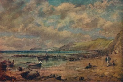 切斯尔海滩（Chesil Beach），十八世纪末-十九世纪初，1943年。 作者 约翰·康斯特勃
