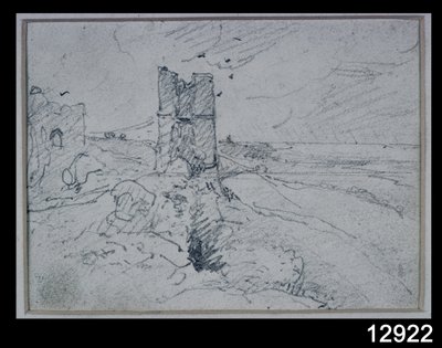 1834年在高银行的小屋 作者 约翰·康斯特勃