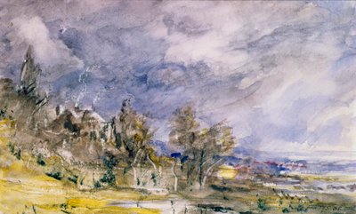 1834年，Well Walk附近的Hampstead Heath 作者 约翰·康斯特勃