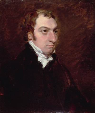 约翰·费希尔的肖像，1816年伯克郡的副主教（见74981） 作者 John Constable