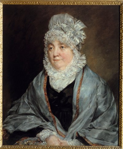 图德夫人的画像。 约翰康斯特布尔 (1776-1837) 的绘画 作者 约翰·康斯特勃