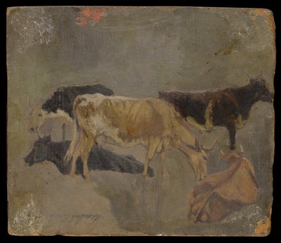 五角牛（反面）研究（碾压油） 作者 John Constable