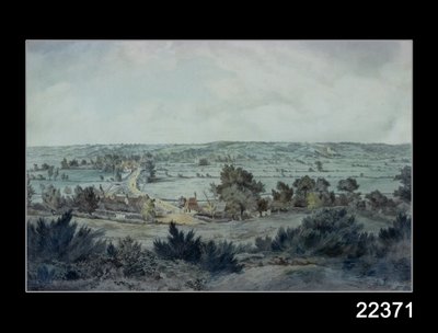 Stour山谷，远处有Stratford St.Mary 作者 约翰·康斯特勃