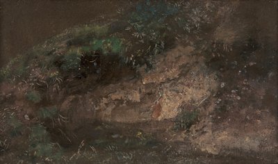 灌木丛，约1821年。 作者 约翰·康斯特勃