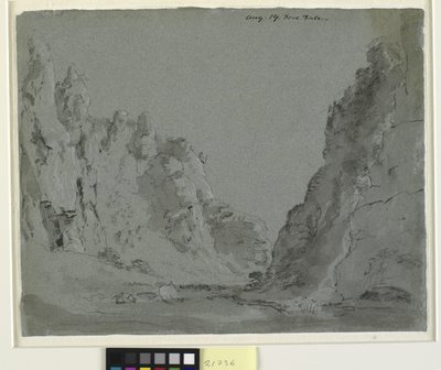 山谷景观鸽子谷 作者 约翰·康斯特勃