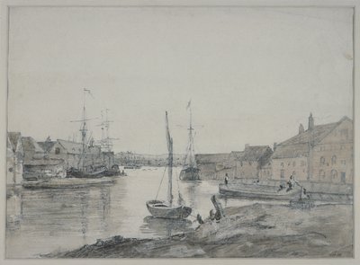 在伊普斯威奇的Orewell的仓库和运输 作者 John Constable