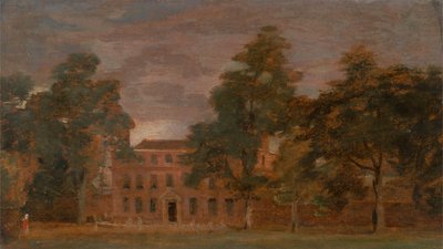 West Lodge, East Bergholt, 1813至1816年间。 作者 约翰·康斯特勃