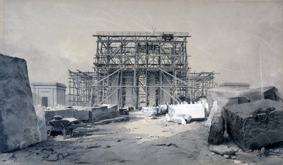 1838年1月建造的尤斯顿拱门（笔和墨水在纸上洗） 作者 约翰·库克·伯恩