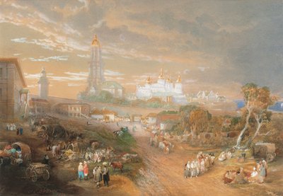 基辅Pechersk Lavra，1874年。 作者 约翰·库克·伯恩