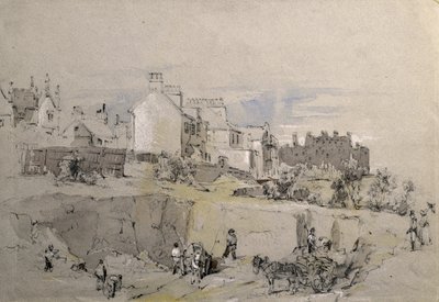 卡姆登镇公园街，c.1836-39（铅笔画） 作者 约翰·库克·伯恩
