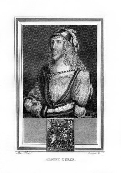阿尔伯特·杜勒（Albert Durer），德国北方文艺复兴时期的画家和雕刻师，1825年。 作者 约翰·科纳