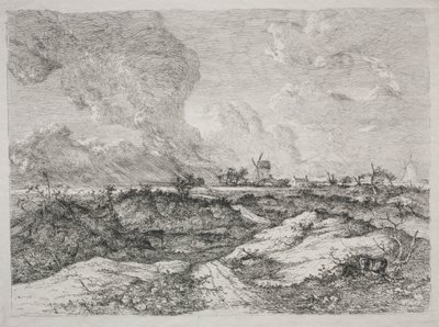 老鼠窝荒地c。 1810-13。 作者 约翰·克罗姆