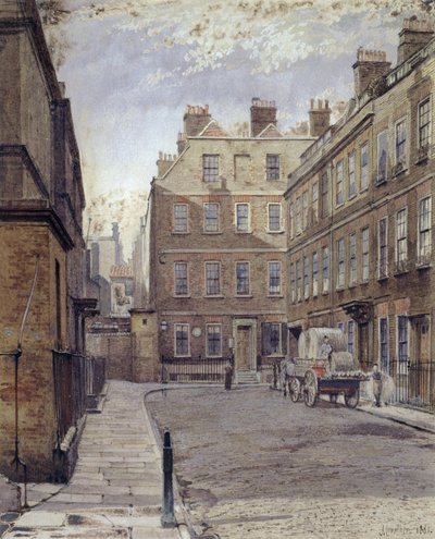 Dr.Johnson&39;s House，17 Gough Square，London 作者 约翰·克劳瑟