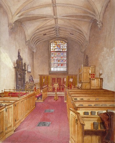 罗尔斯教堂，伦敦Chancery Lane，1886年 作者 约翰·克劳瑟