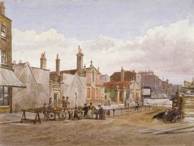 斯金纳救济院和三一救济院，Mile End路，斯蒂芬尼，伦敦，1883年 作者 约翰·克劳瑟