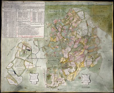 费克南森林和庄园地图 (Feckenham) 作者 约翰·多哈蒂