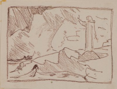 Columba blessing mermaids (pencil) 作者 约翰邓肯