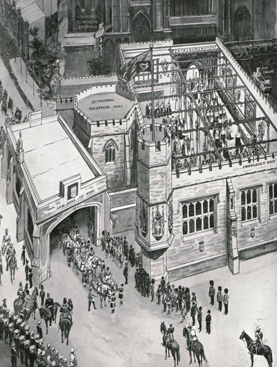 乔治五世国王和玛丽皇后的加冕礼，伦敦，1911年。 作者 约翰邓肯