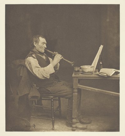 单簧管演奏家，约1897年。 作者 约翰·E·杜蒙