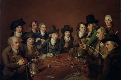 约翰·弗里斯（John Freeth）和他的圈子，1792年 作者 约翰·埃克斯坦