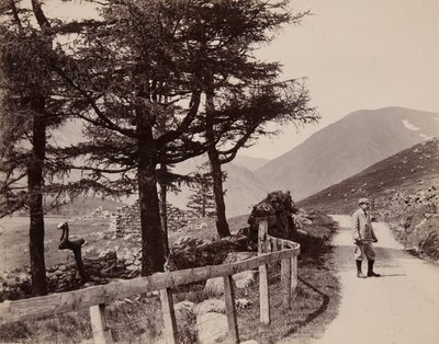 克洛瓦 - 被毁的房屋，1895年 作者 约翰·爱德华·阿里奥修斯·斯泰格尔
