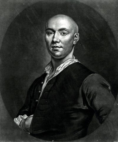 约翰布劳顿（mezzotint） 作者 约翰·艾利斯
