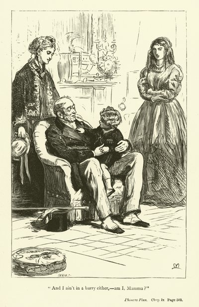 Illustration for Phineas Finn by Anthony Trollope (engraving) 作者 约翰·埃弗里特（后）米莱