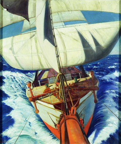 伯克代尔号帆船，建于 1892 年 作者 约翰·埃弗里特