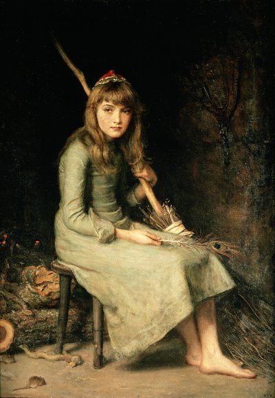 灰姑娘，1881年 作者 约翰·埃弗里特·米莱斯