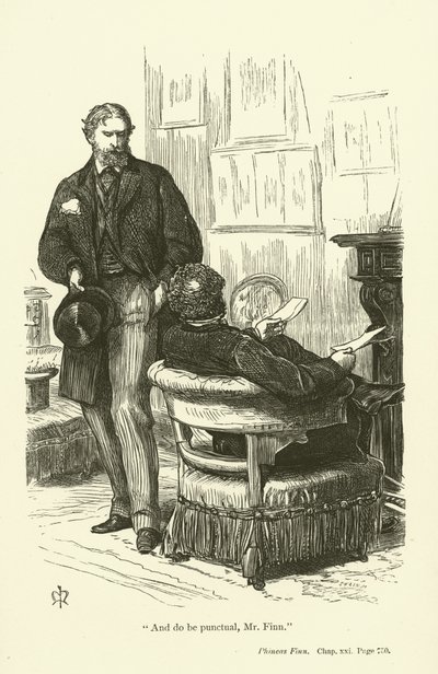 Phineas Finn的例证安东尼Trollope 作者 约翰·埃弗里特·米莱斯