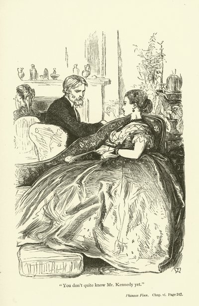 Phineas Finn的例证安东尼Trollope 作者 约翰·埃弗里特·米莱斯