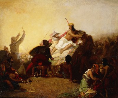 皮萨罗（Pizarro）夺取秘鲁印加人，1846年 作者 约翰·埃弗里特·米莱斯