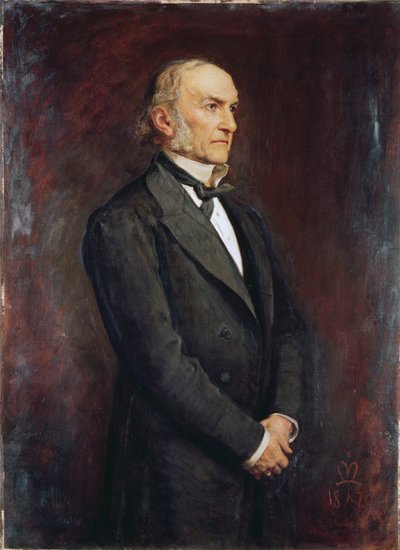 William Ewart Galdstone（1809-1898）1879年的肖像 作者 John Everett Millais