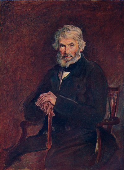 托马斯·卡莱尔（Thomas Carlyle），1877年1906年 作者 约翰·埃弗里特·米莱斯