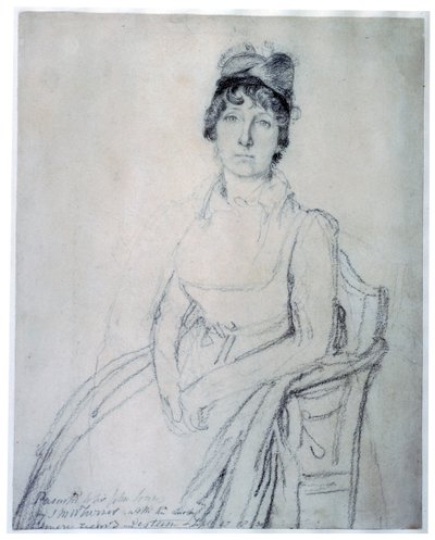 Eliza Soane的素描，c.1800 作者 约翰·弗拉克斯曼
