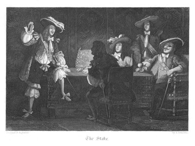 威廉·哈里森·安斯沃斯（William Harrison Ainsworth）的《旧圣保罗》中的场景，1855年 作者 约翰·富兰克林
