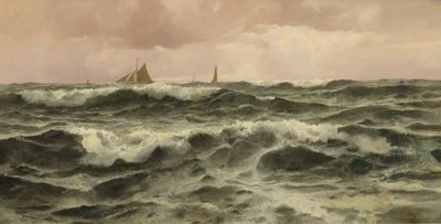 离开福克斯通，1886年 作者 约翰·弗雷泽
