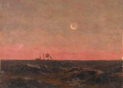 海景，约 1900 年（布面油画） 作者 约翰·弗雷泽