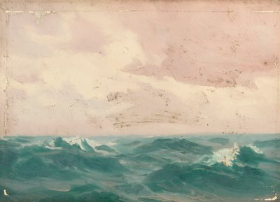 海景，约 1900 年（布面油画） 作者 约翰·弗雷泽