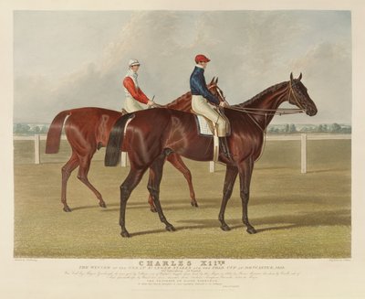 &39;Charles XII&39;，1839年在唐卡斯特举行的Great St. Leger Stakes的获奖者，由Charles Hunt（1803-77），酒吧雕刻。作者：S. und J. Fuller，1839（aquatint） 作者 老约翰弗雷德里克鲱鱼