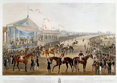 1841 年尚蒂伊赛马会大奖赛，约翰·弗雷德里克·赫林 (John Frederick Herring) 印刷（1795-1865 年） 作者 老约翰弗雷德里克鲱鱼