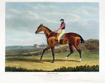 &39;Theodore&39;，1822年在唐卡斯特的Great St. Leger的获奖者，由Thomas Sutherland（bc1785），酒吧刻。作者：W。Sheardown und Son（aquatint） 作者 老约翰弗雷德里克鲱鱼