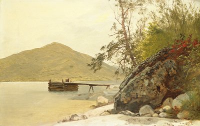 在安息日点登陆，约1853年。 作者 约翰·弗雷德里克·肯塞特
