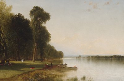 1870年在Conesus湖上的夏日。 作者 约翰·弗雷德里克·肯塞特