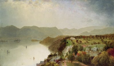 1863年在纽约西点附近的Cozzen酒店的视图 作者 约翰·弗雷德里克·肯塞特