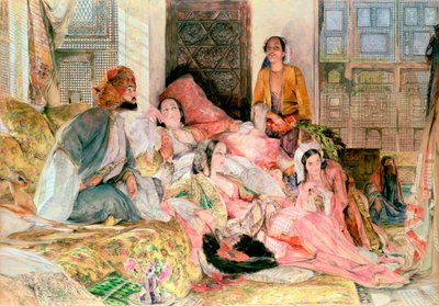 后宫》，约1850年 作者 约翰·弗雷德里克·刘易斯