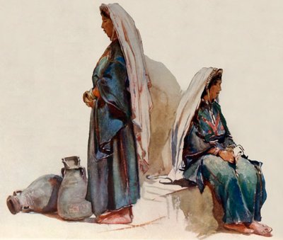 《叙利亚农民妇女研究》，1902年。 作者 约翰·富利洛夫
