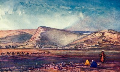 1902年，埃斯德拉隆平原上的拿撒勒山丘陵。 作者 约翰·富利洛夫