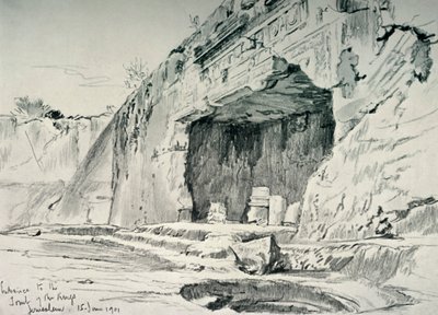 所谓的国王陵墓，1902年。 作者 约翰·富利洛夫