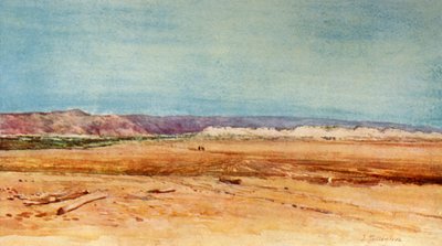 死海西岸，1902年。 作者 约翰·富利洛夫